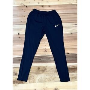Nike Dri-Fit Training Pants Mens Small Navy Blue Athletic Joggers